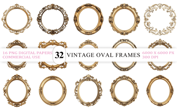 16 Elegant Vintage Oval Frames for Timeless Design