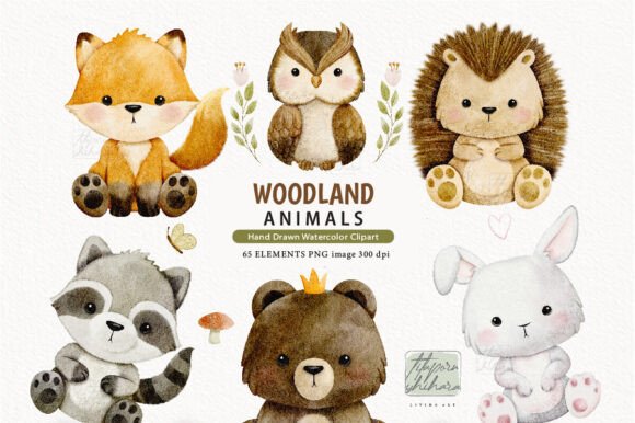 Bringing the Forest to Life: A Guide to Watercolor Woodland Clipart