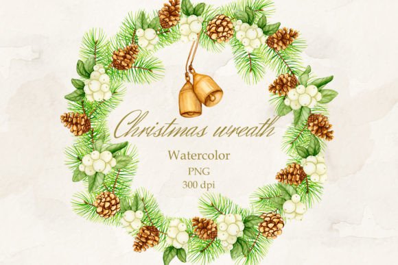 Christmas Garland Seamless Border: A Versatile Watercolor PNG