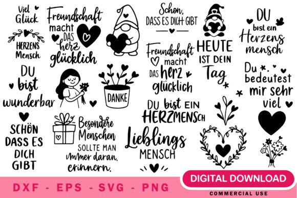 Crafting Connection: The German Best Friends SVG Bundle