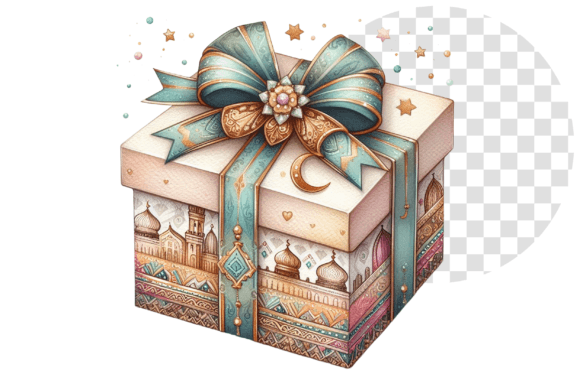 Eid Joy Watercolor Gift Box Clipart: A Designer's Guide