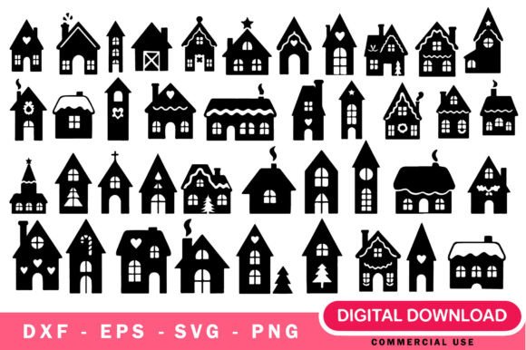 Houses Plotter Files Svg: Elevate Your Holiday Crafts