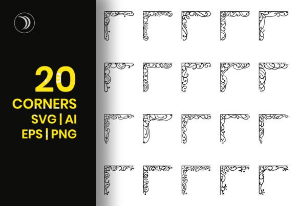 Vintage Corner Frame SVG Design: Timeless Elegance for Modern Creators