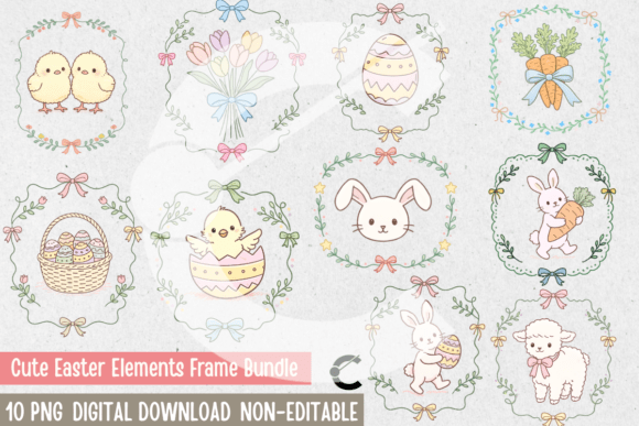 Whimsical Easter Doodle Frames: A Designer's Guide to Cozy Spring Charm