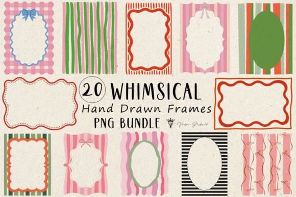 Whimsical Hand Drawn Frames: A Designer's Secret for Instant Charm
