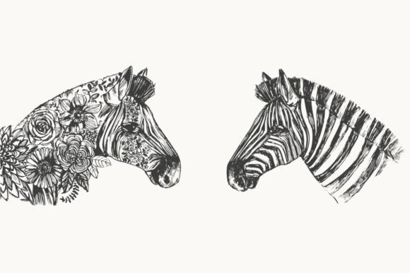 Zebra Head: A Wildly Expressive Design Asset